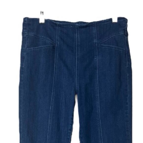 Liverpool Jeans Pull On High Rise Ankle Dark Wash Stretch Women’s Size 12/31 - Picture 3 of 7